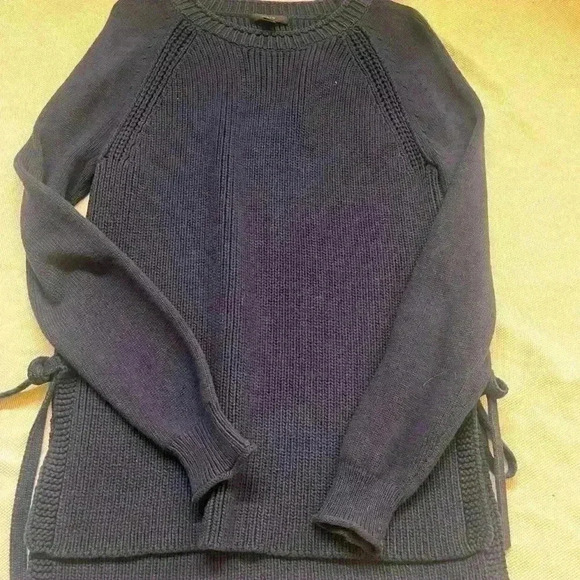 J.Crew Side Tie Crew Sweater - Picture 3 of 3